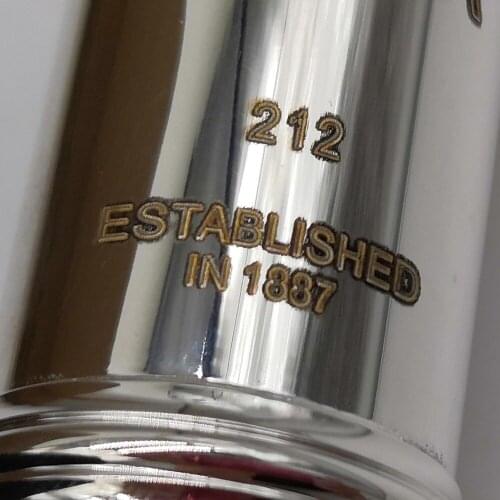 New De Xin Flute 212 Silver Plated Professional Flute Instrument Intermediate Student Flutes C Leg 16 Holes Closed Hole E Key