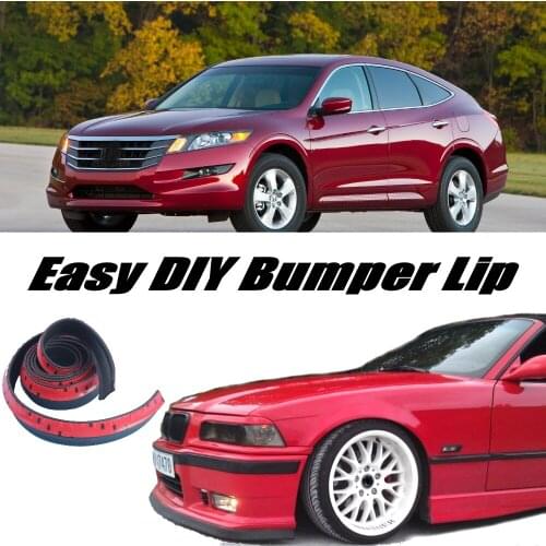 NOVOVISU For HONDA Crosstour Bumper Lip / Top Gear Front Spoiler For Car Tuning / TOPGEAR Body Kit + Strip Skirt