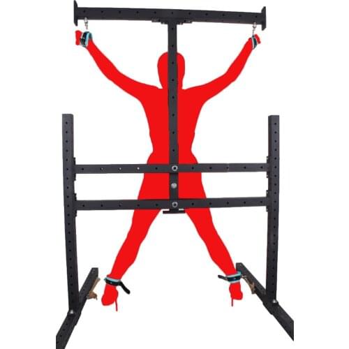 SM Training Frame Large Restraint Props Torture Tools Female Slave Tools BDSM Fetish Handcuffs Rack Adult Sex Toys for Women