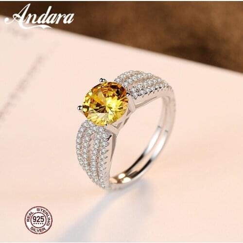 Solid Silver Shiny Square Paste Miniature AAA Cubic Zircon Design 925 Sterling Silver Rings Female Engagement Jewelry