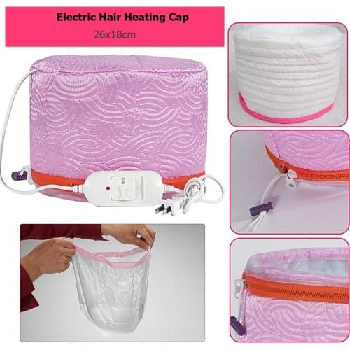 3 Modes Hair Steamer Cap Protection Electric Hair Heating Cap Thermal Treatment Heating Hat Beauty Hair Styling Care US EU Plug