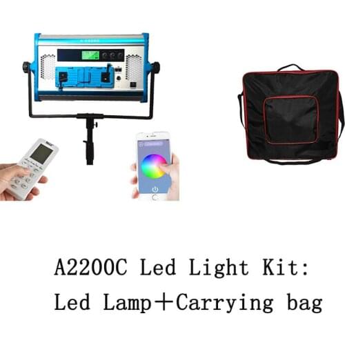 Pro APP Control RGB LED Lamp Photography Continuous Lighting DMX Compatible Photo Studio Video Film Light + handbag
