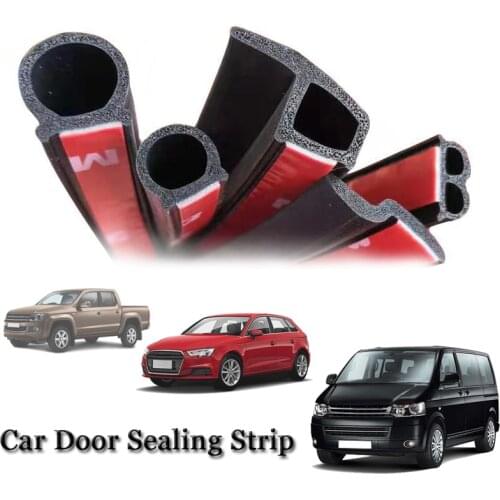 3M Car Styling P Z D B Shape Type Soundproof Car Door Seal Strip Auto Hood Rubber Sealing Strip Anti-Dust Weatherstrip Edge Trim