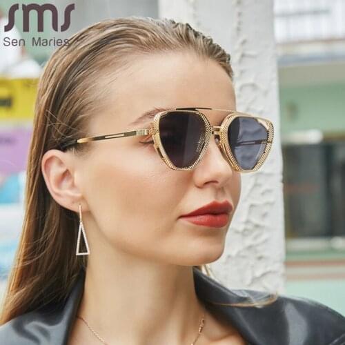Vintage Sunglasses Women Men Retro Sun Glasses Luxury Brand Designer Small Frames Eyeglasses Shades Eyewear Oculos