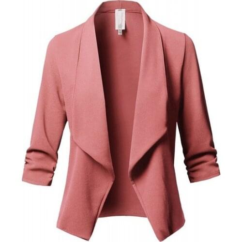 Women elegant loose blazer jackets 2020 winter fashion ladies casual suits female chic blazers girls suits