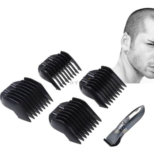4Pcs/set Universal Hair Clipper Limit Combs Guide Guard Attachment Size 3.6.9.12mm Hair Trimmer Replacement Personal Care