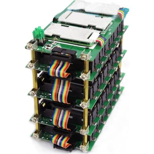 7 Series 18650 Lithium Battery Pack Welding-Free Battery Management System BMS Protection Board Battery Box