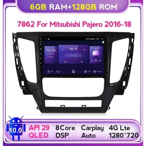 QLED 1280*720 For Mitsubishi Pajero Sport 3 2016 - 2018 Car Radio Multimedia Video Player Navigation GPS No 2din 2 din dvd
