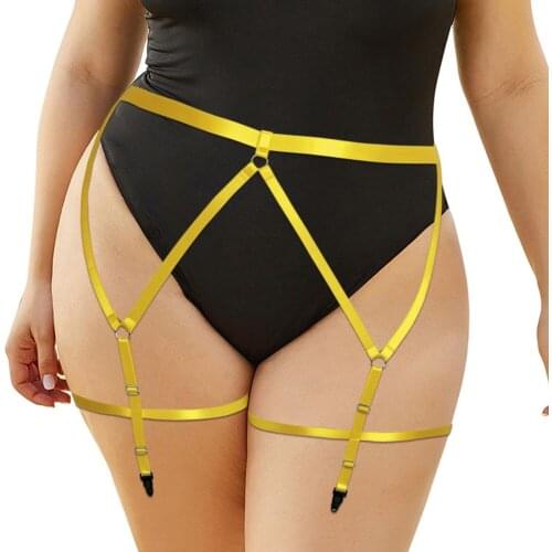 Body Stockings Garter Belt Bondage Costumes Gothic Plump Garter Belts Womens Underwear Plus Size Exotic Sexy Lingerie Harness