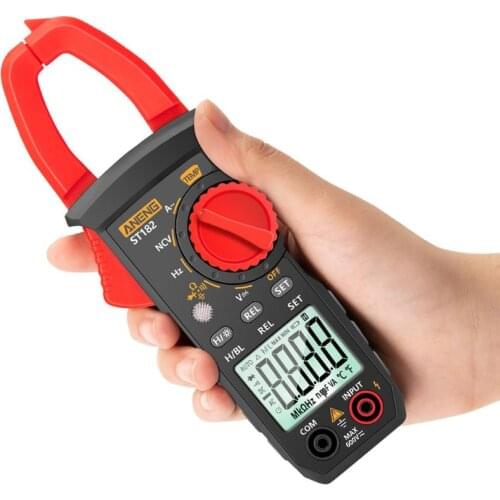 Digital Clamp Meter AC Current Multimeter DC/AC Voltage Ammeter Hz Capacitance NCV Ohm Tester