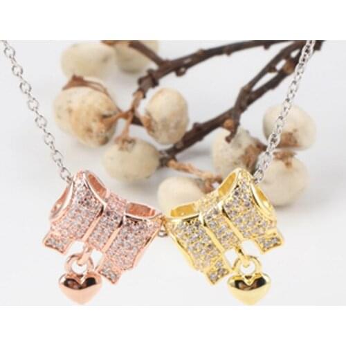 S925 Sterling Silver Bow Love Heart Diamond Bracelet Charm Fit Original Bracelet Necklace DIY Jewelry