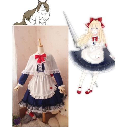 Game Touhou Project Shanghai Ningyou Cosplay Costume Apron Dress Cute Lolita Female Role Play Clothing Custom-Make Any Size