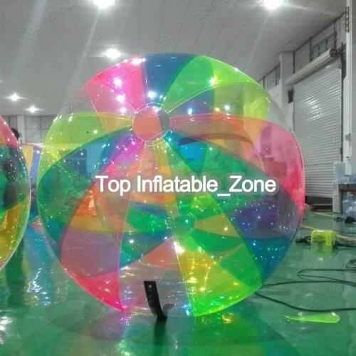Free Shipping 1.0mm TPU Good quality 2m Water Zorb Polo Ball With Germany Tizip Zipper,Inflatable Water Walking Wall 1-2 Persons