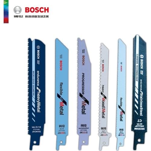 Bosch Reciprocating Saw Blade Metal Cutting Saber Saw Blade Electric Saw Blade Bimetal Woodworking Concrete Sabre Saw Blade 1Pc