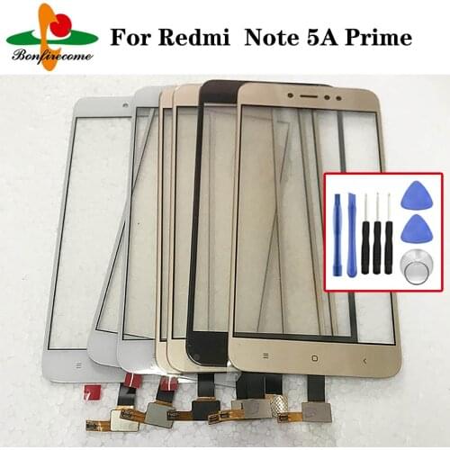 Touchscreen For Redmi note 5A Prime Touch Screen Panel Sensor 5.5" LCD Display Glass Digitizer Replacement