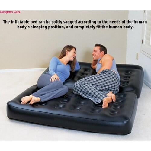 Modern Inflatable Fold Sofa Bed For Travel Beach Beds Chaise Living Room Furniture Outdoor Garden Furniture Lounge Chair