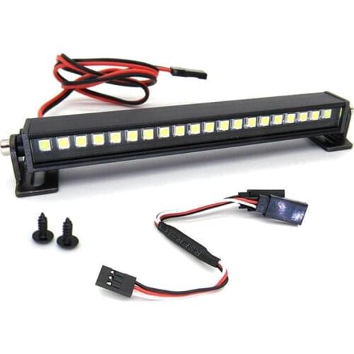 LED Roof Lamp Lights Bar with Conversion Cable for WPL D12 C14 C24 C34 MN D90 MN99S RC Car Upgrade Parts Accessories
