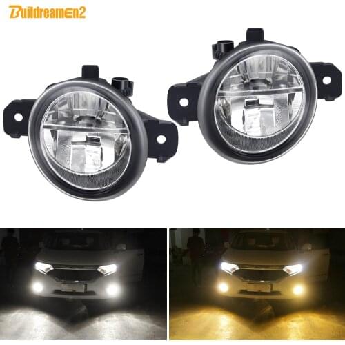 LED Fog Light For Nissan Almera Juke X-Trail Micra Micra Teana Murano NV400 Car Front Bumper Fog Lamp DRL 30W 3000LM 12V