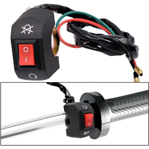 Universal Motorcycle Scooter ATV Handlebar Kill Switch On/Off Button Connector durable waterproof control switch for Motorcycle