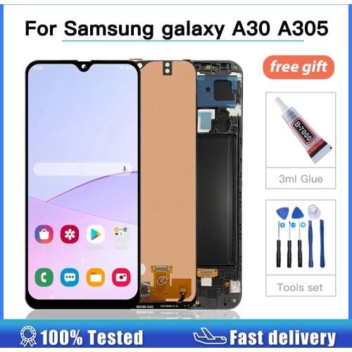 OLED Display For Samsung galaxy A30 A305/DS A305F A305FD A305A Display Touch Screen Digitizer Assembly For Samsung A305 A30 LCD