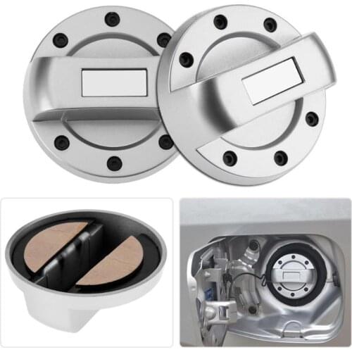 1Pcs Universal Silver Gas Fuel Tank Cover Decorative Gasoline Cap for TOYOTA Oil Filler Cap Tank Gas Covers Trim Decoration New