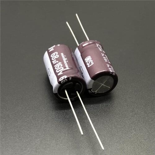 5pcs/50pcs 68uF 160V NICHICON CS Series 12.5x20mm High Ripple Current High Reliability 160V68uF Aluminum Electrolytic capacitor