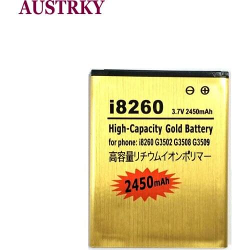 New B150AE Battery For Samsung GALAXY Trend3 G3502 G3508 G3509 I8260 B150AC Phone Battery 2450mAh + Tracking Code