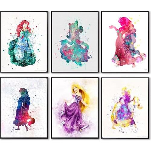 5D DIY Diamond Painting Disney Cartoon Little Mermaid Hua Mu LAN Diamond Embroidery Picture Mosaic Sale Home Decoration