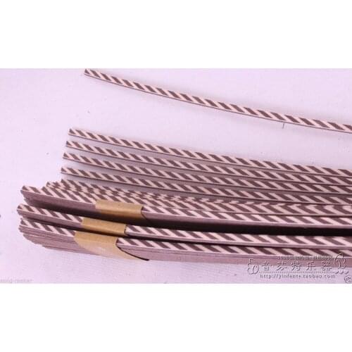 Free shipping 50 strip LUTHIER PURFLING BINDING MARQUETRY INLAY New 930x4x1.5mm