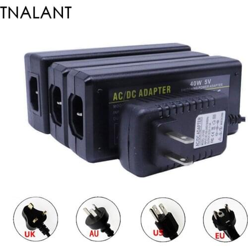 DC5V Led Power Supply Adapter 2A 3A 5A 6A 8A 10AHigh Quality Led Transformer LED Driver For WS2811 WS2812B SK6812 Led Strip