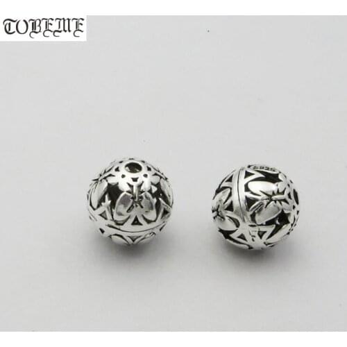 100% 925 Silver Butterfly Beads Sterling Silver Jewelry Beads DIY Jewelry Findings
