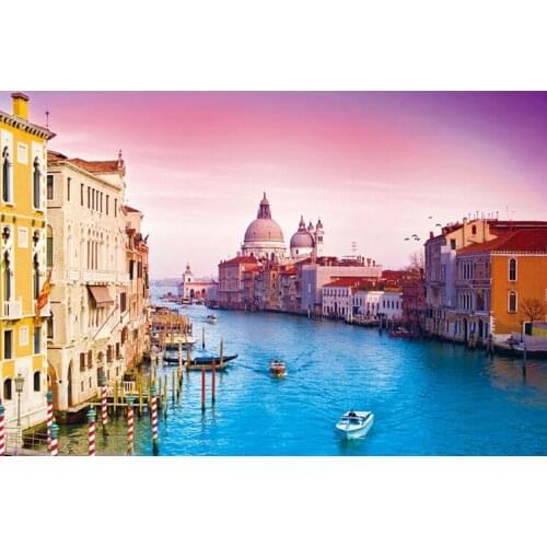 Venice The wooden puzzle 1000 pieces ersion paper jigsaw puzzle white card adult childrens educational toys