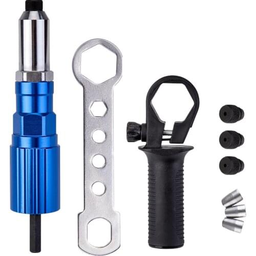 Electric Rivet Gun Adapter 2.4-4.8mm Different Guide Nozzle Models Are Used To Quickly Pull Various Specifications Of Rivets