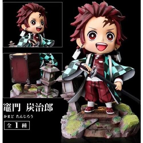 Demon Slayer Kimetsu No Yaiba Kamado Tanjirou Agatsuma Zenitsu Inosuke Hashibira SPM Figure Collectible Model doll Toy home deco