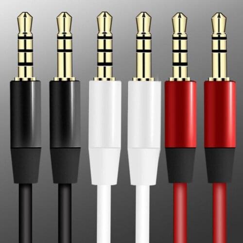 Cable Jack Anti-oxidation Convenient PVC Audio Auxiliary Cable Jack for Phone Computer Office Supplies