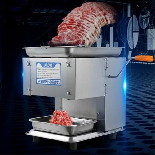 Commercial electric meat slicer Automatic wire cutter Desktop slicer 850W meat grinder dicing machine manual food processor 850W
