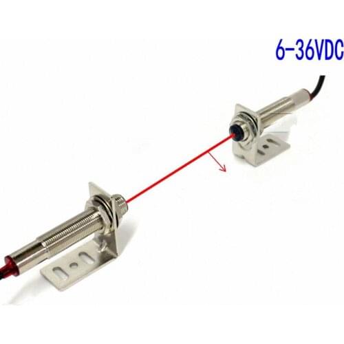 M12 laser on the photoelectric switch can see the red super long distance laser sensor NPN normally open
