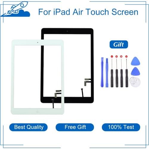 Best Quality For iPad Air 9.7'' A1474 A1475 A1476 LCD Outer Touch Screen Digitizer Front Glass Display Touch Panel Replacement