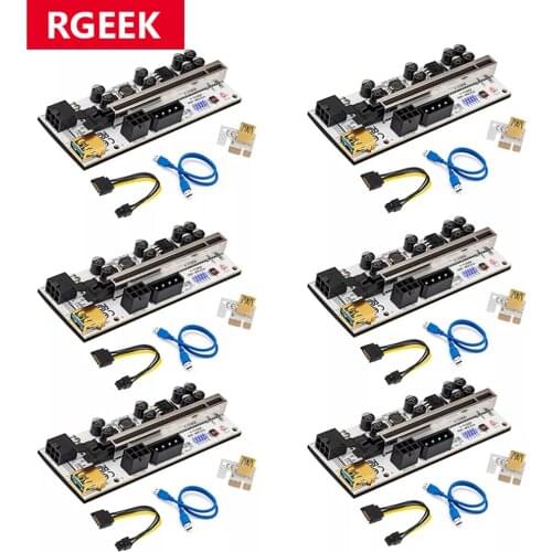 Newest Ver010X Riser USB 3.0 PCI Express Riser Cable for Graphics Video Card Ver010 X1 X16 Extender Card PCI-E Riser for Mining
