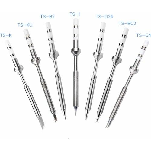 Original TS100 Soldering Tips for SQ001/TS100 Electric soldering iron Smart Digital Adjustable temp Replacement Solder Iron Tips