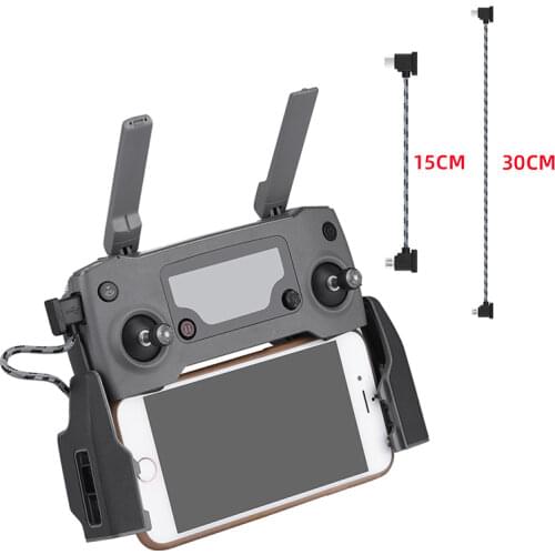 OTG Remote Control Data Cable for DJI Mavic 2/Mini 1/SE/Pro/Air/Spark Type-C Micro-USB IOS Cable for Iphone/Ipad/Xiaomi/HuaWei
