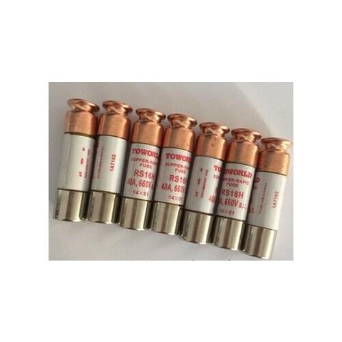 Fuses: RS16H 40A 660V 14*51 / RO16H 20A 250V / RO16H RS16H 5A 10A 16A 25A 32A 250V 0.5-32A 250V ( FRN-R )