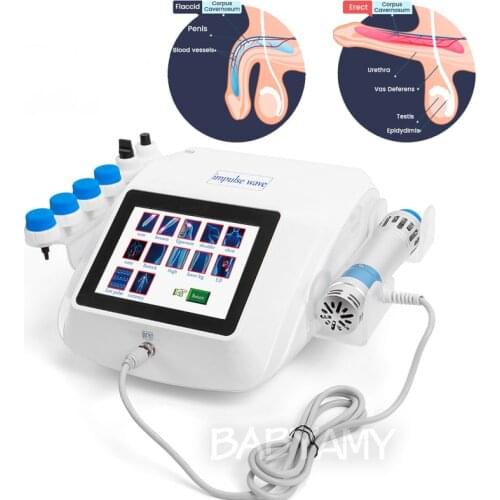 Professional Shock Wave Treatment Machine Shockwave Therapy for Erectile Dysfunction Waist Back Body Massage Pain Relief