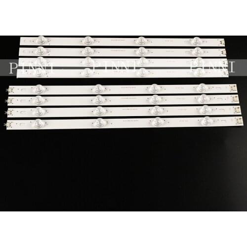 New 8pcs/set LED strip Replacement for LG LC420DUE 42LB5500 42LB5800 42LB560 INNOTEK DRT 3.0 42 inch A B 6916L-1710B 6916L-1709B