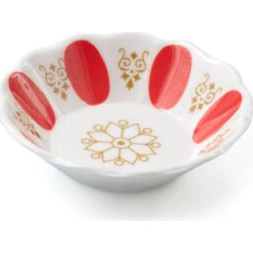 Turkish Tea Cup Saucer Melamine 6 Pcs Red-Blue White Pattern coffee Cooker Tea Plate Traditional Turkish dish Bosphorus steamer