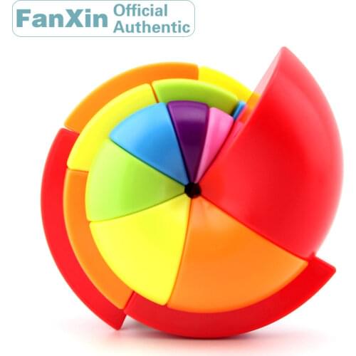FanXin Nautilus Magic Cube Parrot Spiral Shell Snail Screw Speed Puzzle Twisty Brain Teaser Antistress Educational Toys For Kids