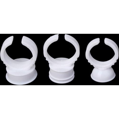 100Pcs Disposable Permanent Makeup Ring No Divider Tattoo Ink Pigment Holder Cup 667D