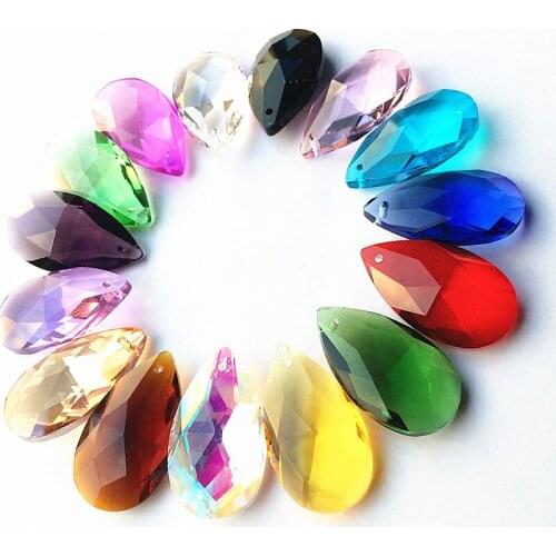 180pcs Multicolor 38mm Crystal Prism Chandelier Parts Hanging Crystal Pendant For Modern Chandelier Crystal,Crystal Suncatchers