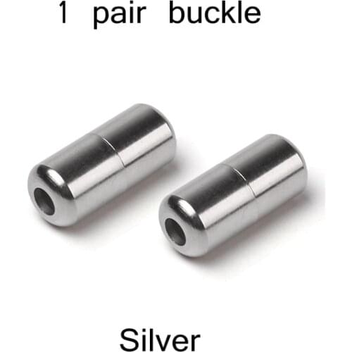 2pcs Metal Shoelaces lock Accessories No Tie Shoelaces Metal Lace Lock DIY Sneaker Kits Silver Gold Metal lace buckle