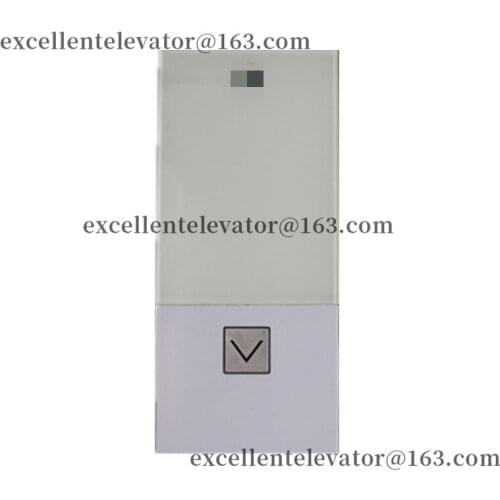 59324318 Elevator Landing Door LOP Complete Set Without Braille Top Floot Glass L185mm W130mm Use for Schindler 3300 3600 5500